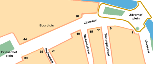 plattegrond Zilverhof